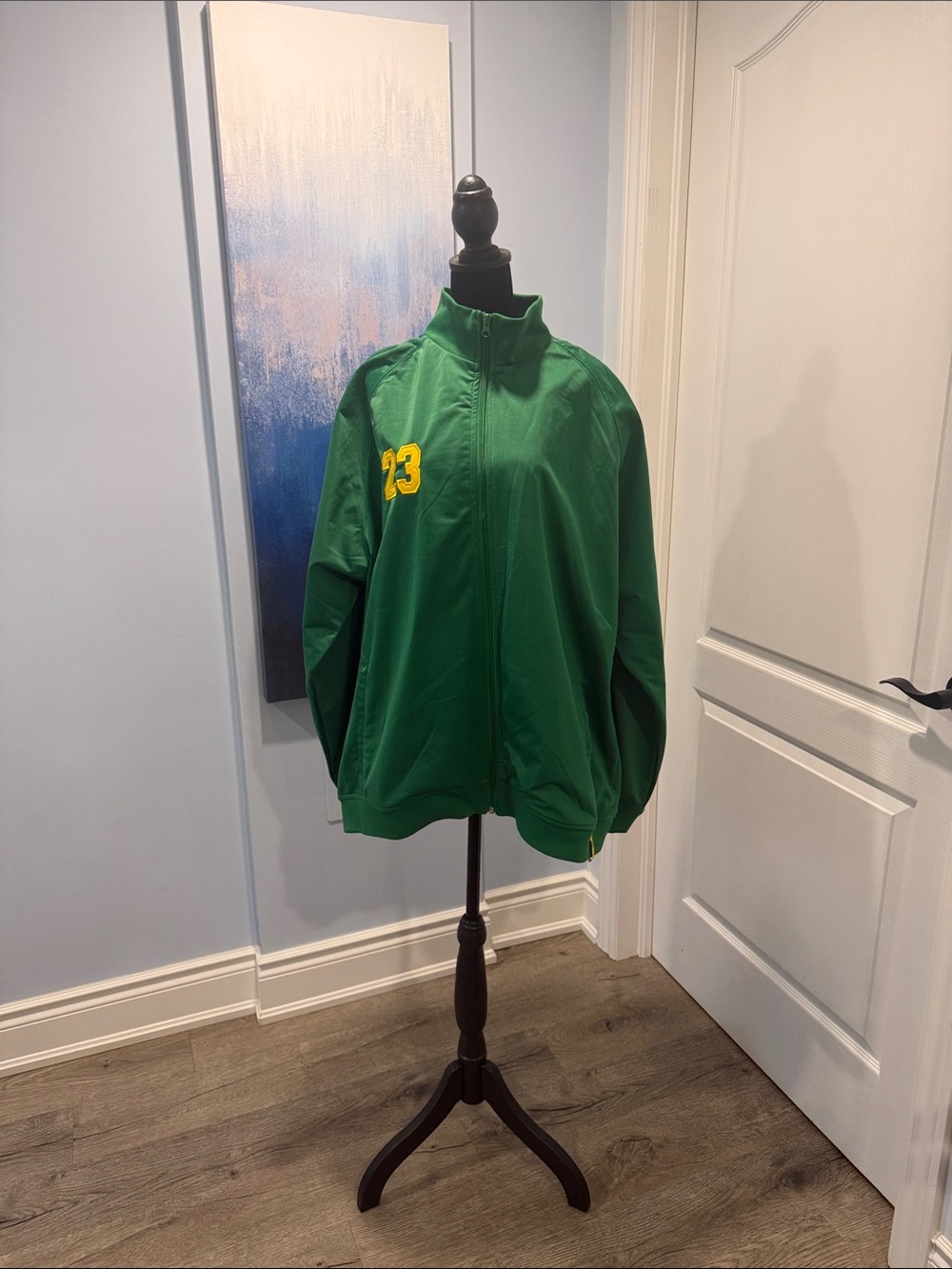 Brazil Green Bomber Jacket with Yellow '23' Patch